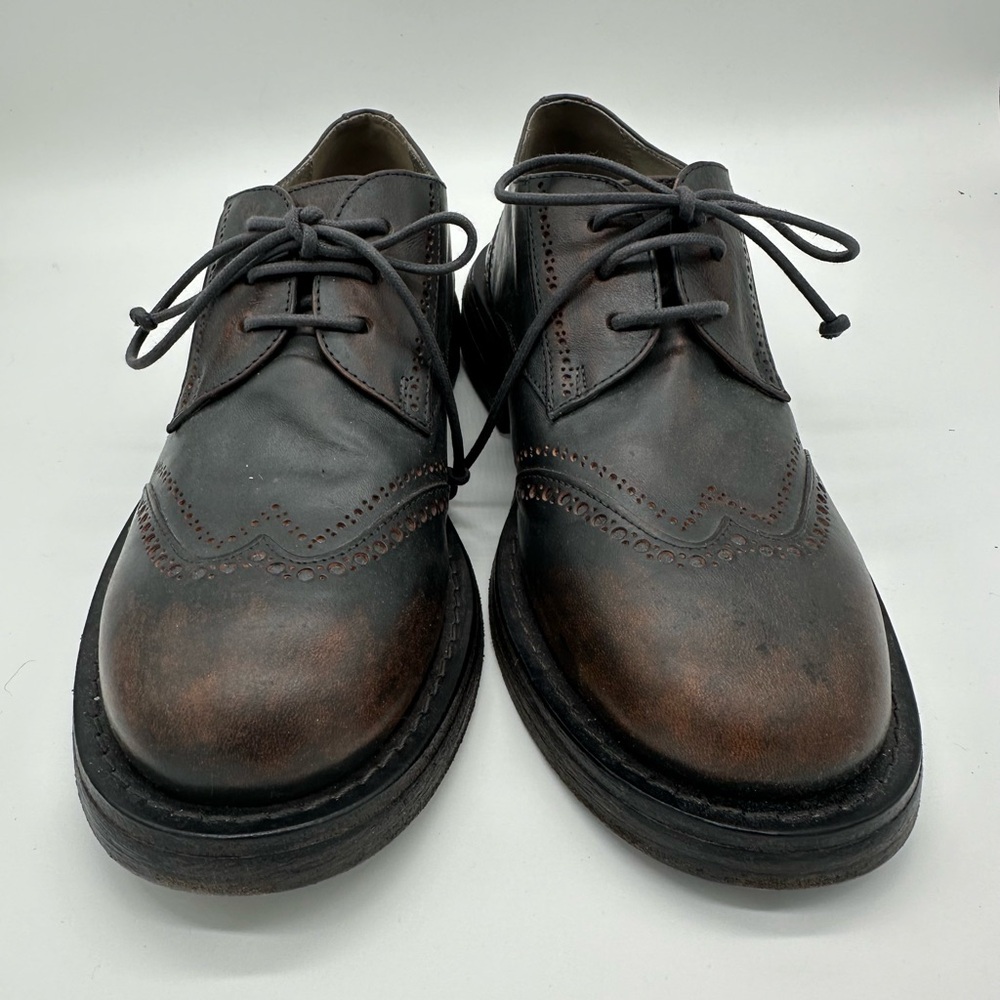 Marsell Men’s Decorative Derby brown shoe